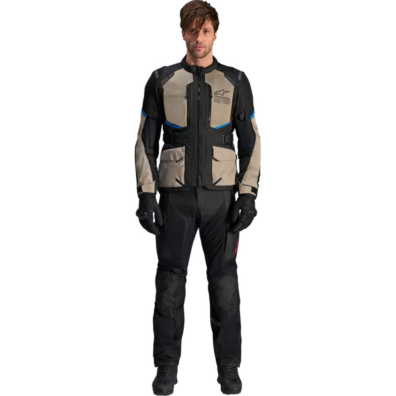 3207924-1479-XL ALPINESTARS-ROAD JACKET ANDES AIR BLK/GRY/BLUE XL JACKET ANDES AIR BLK/GRY/BLUE XL JACKETS- TEXTILE MENS 