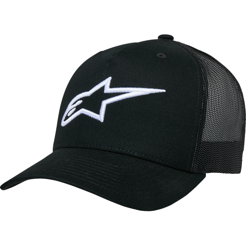 1235-81475-1010-OS ALPINESTARS-CASUALS HAT TRUCKER AGELESS BLACK/BLACK OS HAT TRUCKER AGELESS BLACK/BLACK OS CAPS & HATS 
