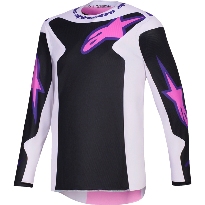 3761126-1568-L ALPINESTARS JERSEY FLUID GRID BLK/GY/PU L JERSEY FLUID GRID BLK/GY/PU L JERSEYS-MENS 