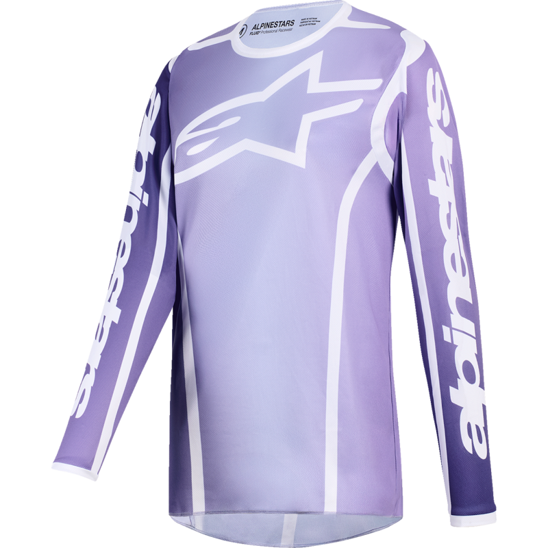 3781126-392-XS ALPINESTARS JERSEY 4W FLUID APEX VIOLET/WHI XS JERSEY 4W FLUID APEX VIOLET/WHI XS JERSEYS-LADIES 