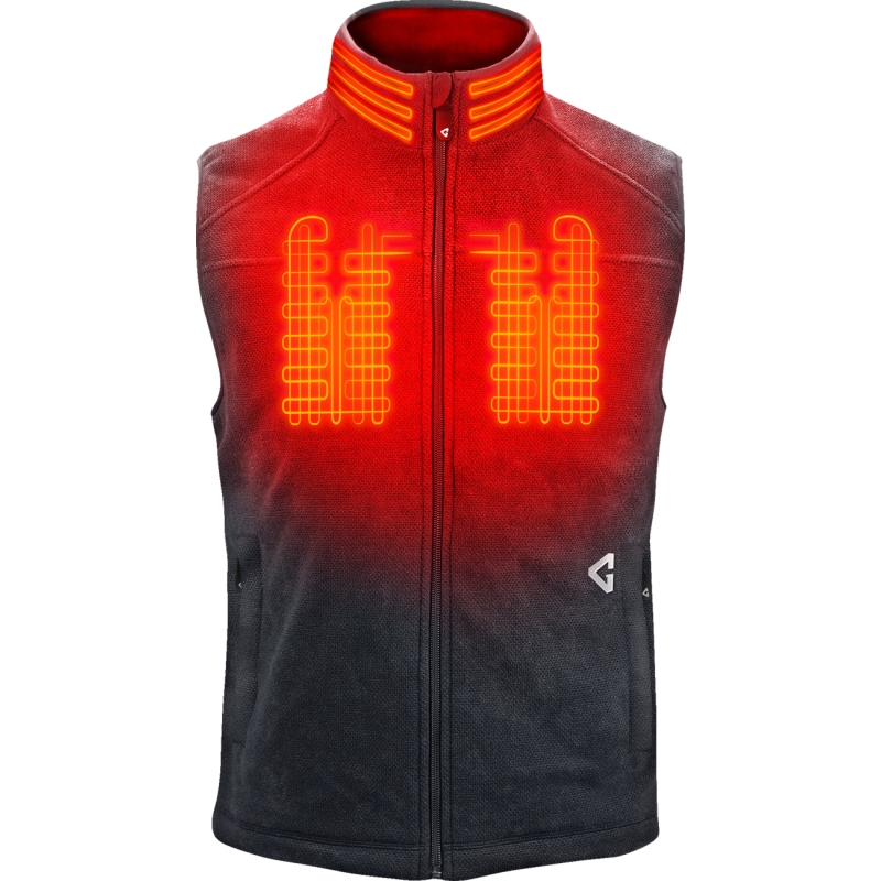 GER-TFVST-7V-M-G-XXL GERBING VEST HEAT 7V THERMITE 2 FLEECE GR 2X VEST HEAT 7V THERMITE 2 FLEECE GR 2X VESTS-MENS 