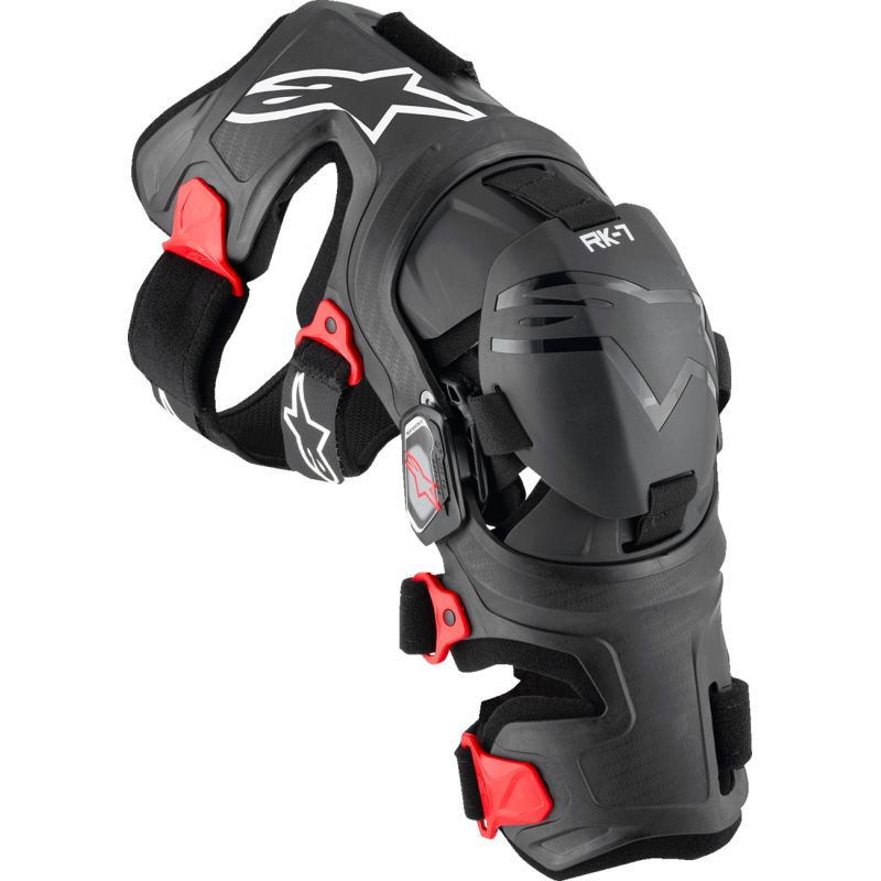 6500825-13-XL ALPINESTARS RK-7 PLASMA KNEE BRACES BLK/RD XL RK-7 PLASMA KNEE BRACES BLK/RD XL KNEE PROTECTION 