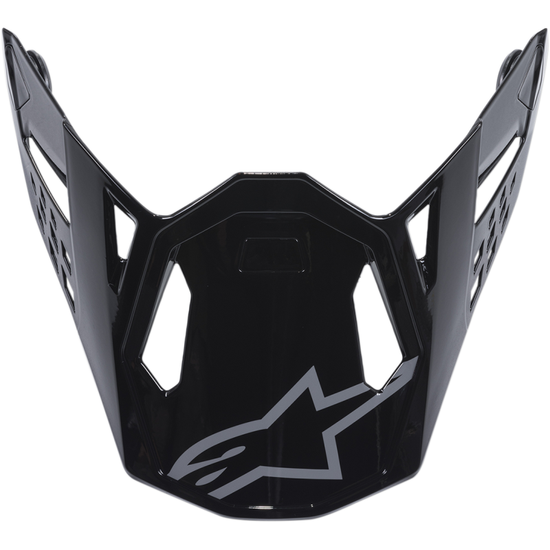 8981519-1180 ALPINESTARS VISOR RADIUM GLOSS BK VISOR RADIUM GLOSS BK VISORS & PEAKS 