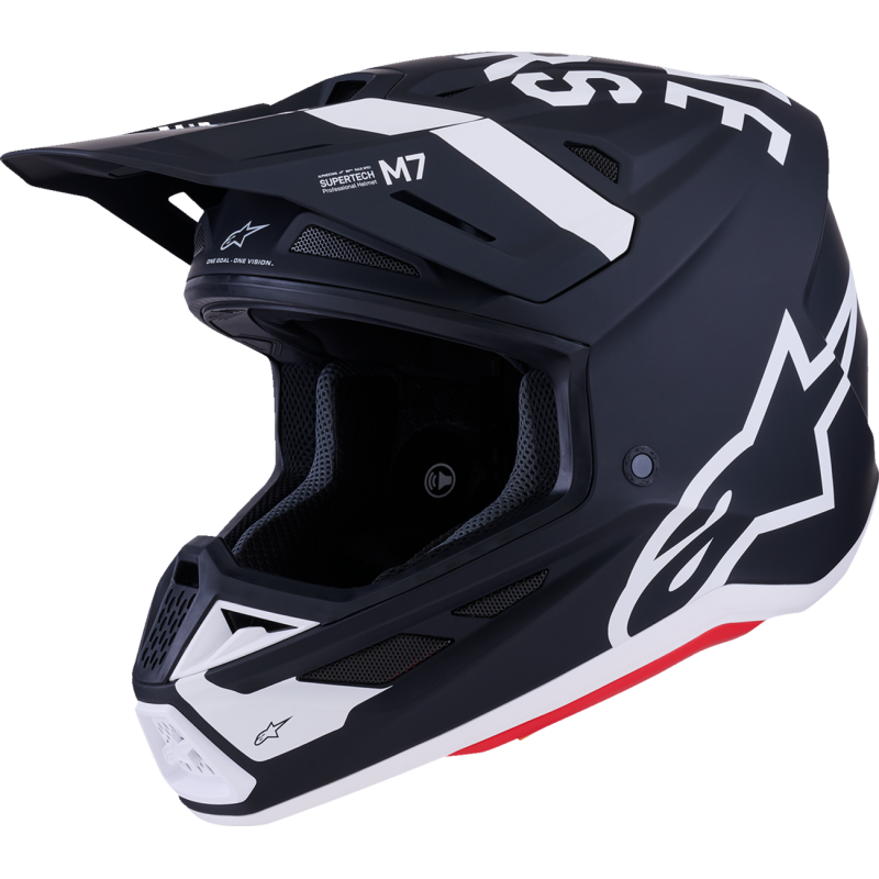8302126-1121-XL ALPINESTARS HELMET SM7 DASHER BLK/WHT XL HELMET SM7 DASHER BLK/WHT XL OFFROAD FULL FACE 1-PC ADULT HELMET 