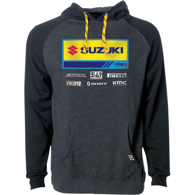 24-88428 FACTORY-EFFEX-APPAREL HOODY SUZ RACE21 CH/BK 2X HOODY SUZ RACE21 CH/BK 2X SWEATS-MENS 
