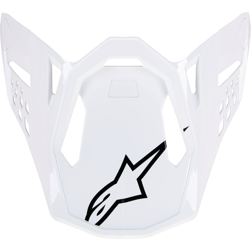 8980123-2180-OS ALPINESTARS VISOR SM10 WHITE VISOR SM10 WHITE VISORS & PEAKS 