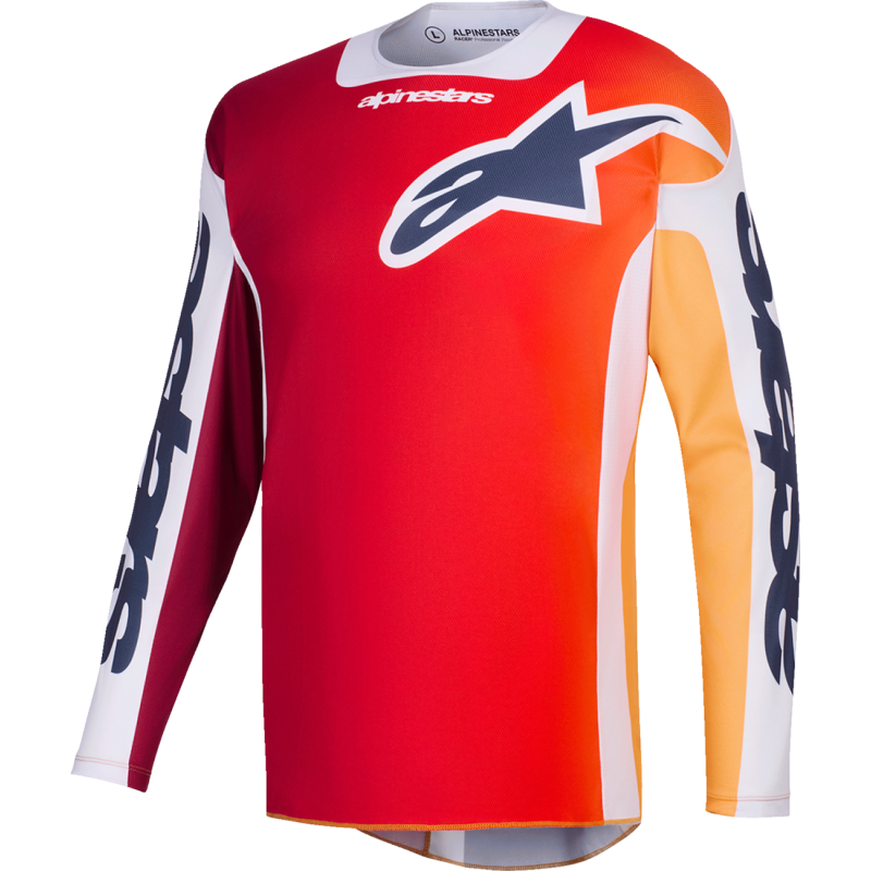 3760426-3198-S ALPINESTARS JERSEY RACER PORTL RED/GRAY S JERSEY RACER PORTL RED/GRAY S JERSEYS-MENS 