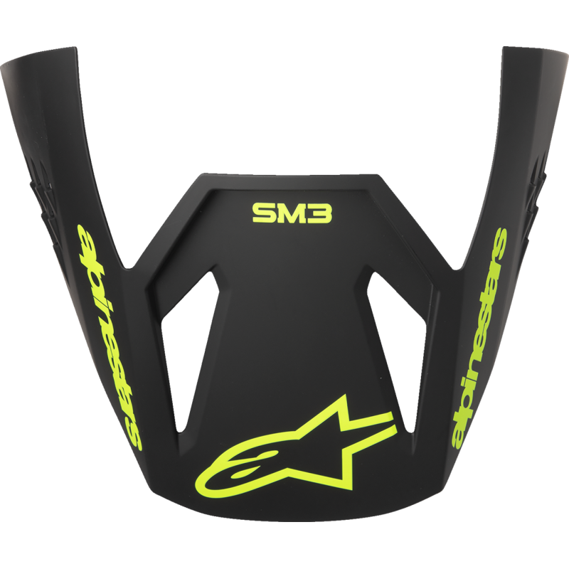 8980526-9510 ALPINESTARS VISOR SM3 RADIUM GRAY/BLK/YL VISOR SM3 RADIUM GRAY/BLK/YL VISORS & PEAKS 
