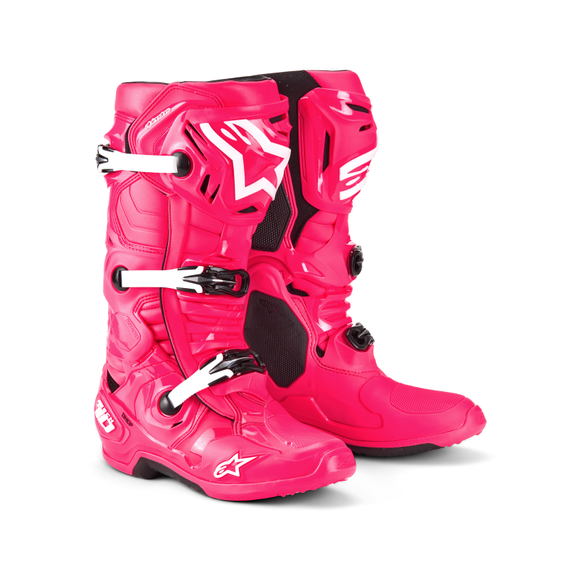 2010020-3812-9 ALPINESTARS BOOT TECH 10 DIVA PK/WT 9 BOOT TECH 10 DIVA PK/WT 9 OFFROAD RIDING BOOTS - ADULT 