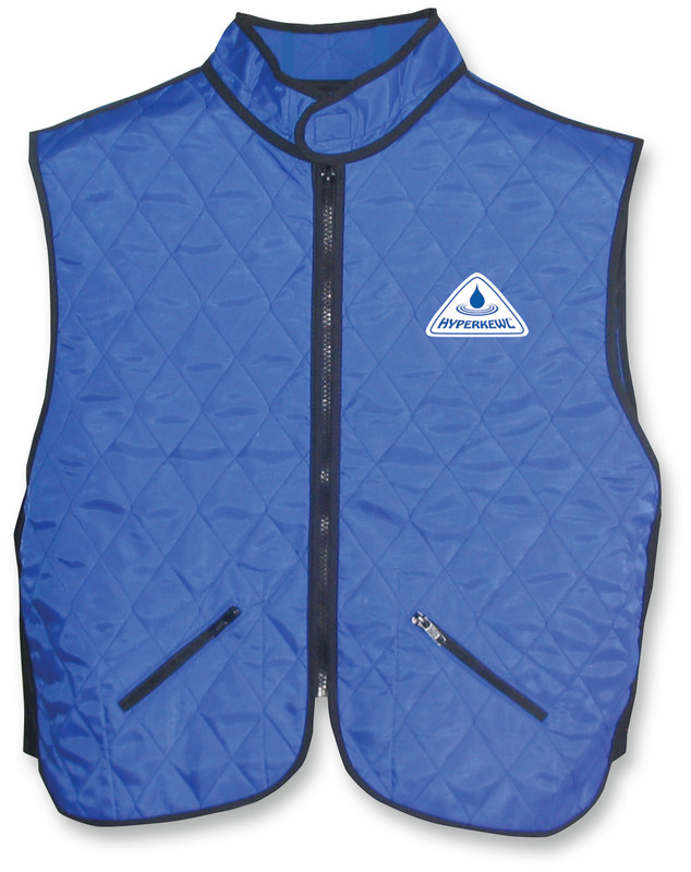 6530-RB-XL HYPER-KEWL HYPERKEWL COOLING VEST DELUXE BLUE XL HYPERKEWL COOLING VEST DELUXE BLUE XL VESTS-MENS 