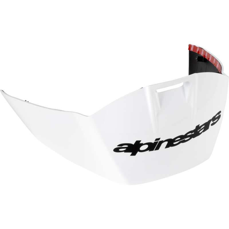 8951724-0217 ALPINESTARS-ROAD S-R10 SOLID RACE SPOILER -WHT GLOSSY S-R10 SOLID RACE SPOILER -WHT GLOSSY EXTERIOR HELMET PARTS 