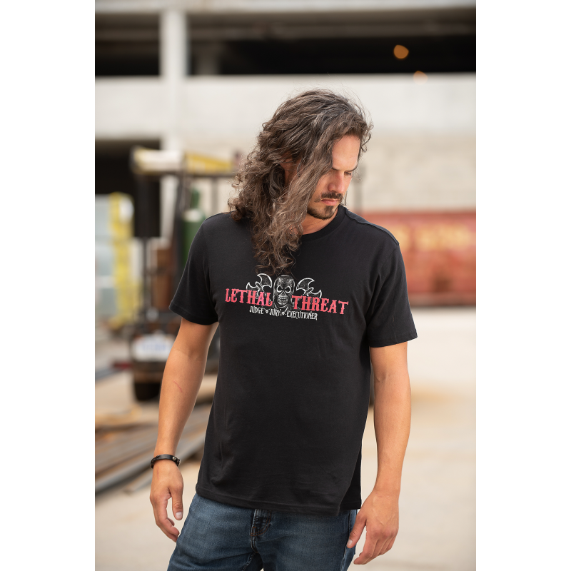 LT20738-4XL LETHAL-THREAT TEE EXECUTIONER BLK 4X TEE EXECUTIONER BLK 4X T-SHIRTS-MENS 