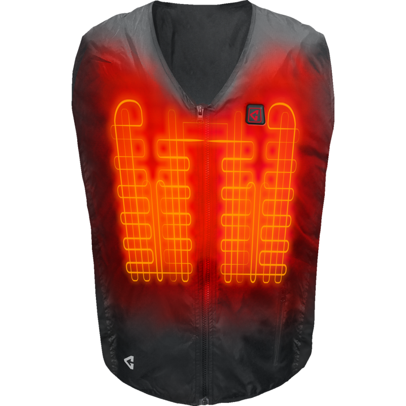 GER-VTLN-7V-UNI-BLK-L-XL GERBING VEST LINER HEAT 7V L/XL VEST LINER HEAT 7V L/XL VESTS-MENS 
