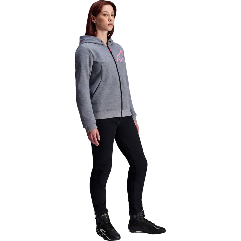 4210225-91972XL ALPINESTARS-ROAD JACKET/HOODIE 4W CHROME V2 GRY/PINK 2XL JACKET/HOODIE 4W CHROME V2 GRY/PINK 2XL JACKETS-TEXTILE LADIES 
