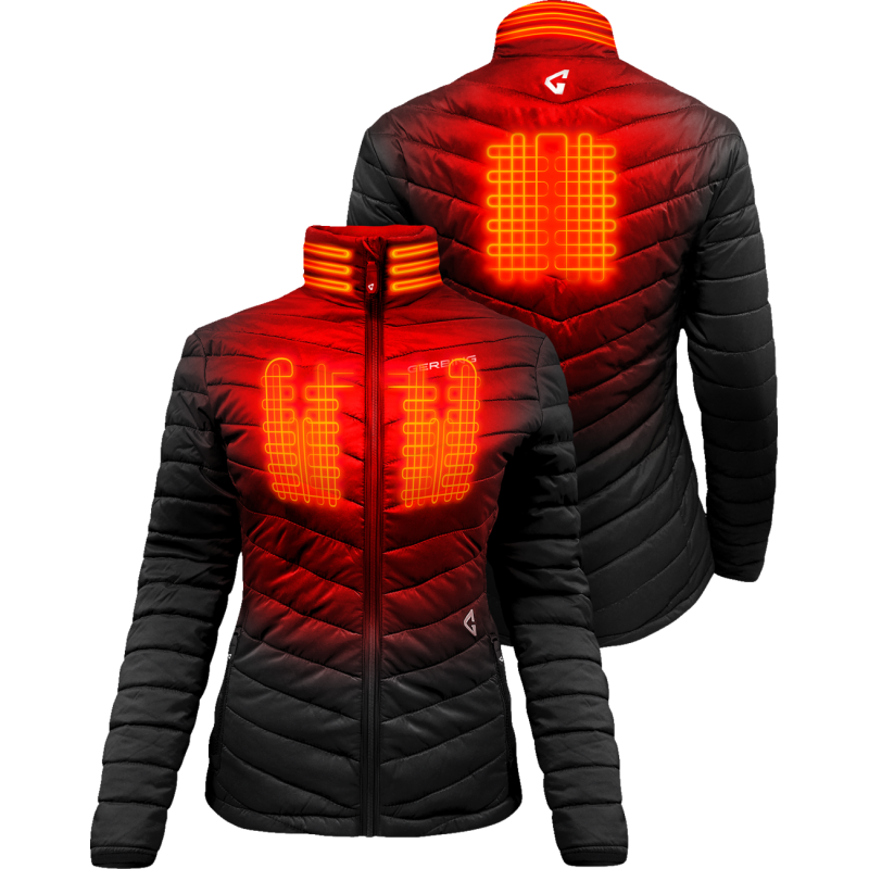 GER-KPJKT-7V-W-B-XS GERBING JACKET WMN HEAT 7V KHIONE 2 PUFFER XS JACKET WMN HEAT 7V KHIONE 2 PUFFER XS JACKETS-TEXTILE LADIES 