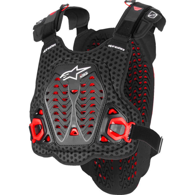 6700825132XL2X ALPINESTARS A-5 PLASMA CHEST PRO BLK/RD/WHT XL/2X A-5 PLASMA CHEST PRO BLK/RD/WHT XL/2X CHEST PROTECTION 