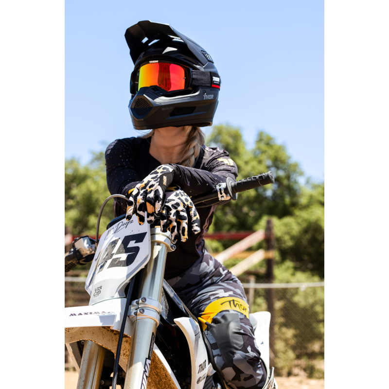 3331-0311 THOR SPORTMODE CHEETAH WMN GLOVE TAN/BLACK XL SPORTMODE CHEETAH WMN GLOVE TAN/BLACK XL OFFROAD GLOVES-LADIES 