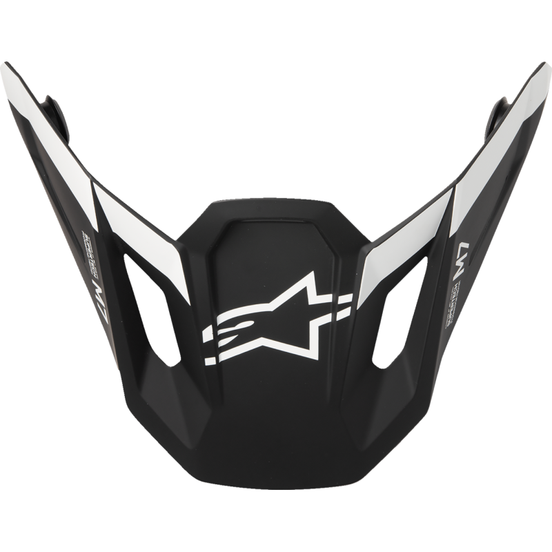 8981226-1121 ALPINESTARS VISOR SM7 DASHER BLK/WHT VISOR SM7 DASHER BLK/WHT VISORS & PEAKS 
