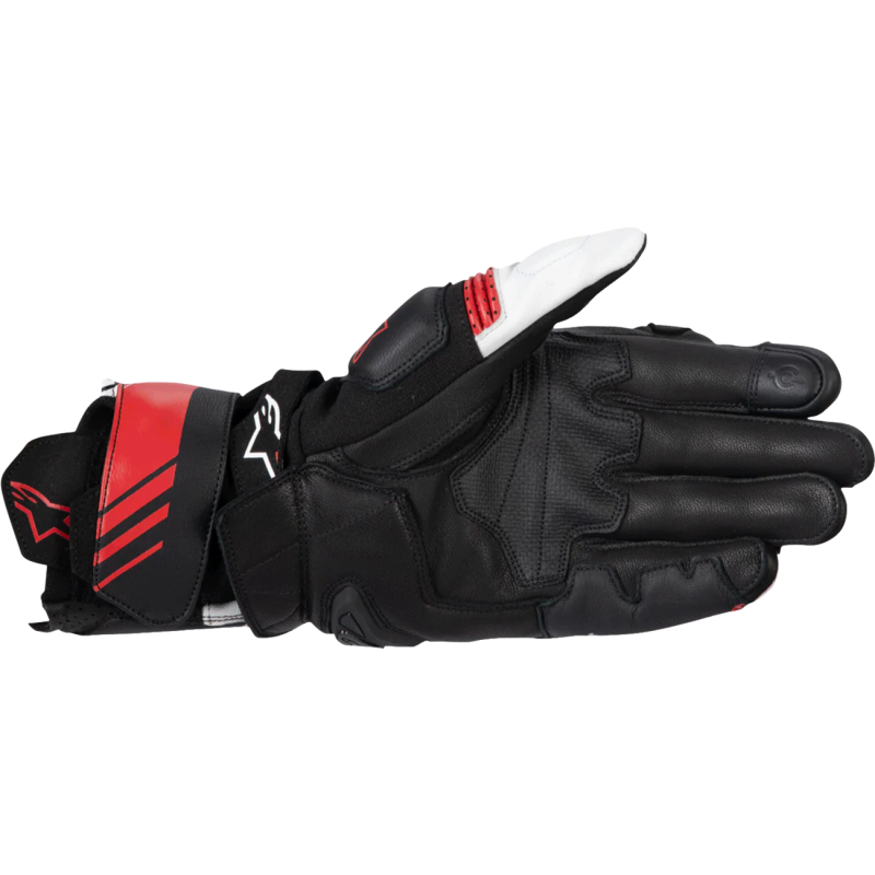 3550825-1304-XL ALPINESTARS-ROAD GLOVE GP+ R V3 LTHR BK/WT/BRT RD XL GLOVE GP+ R V3 LTHR BK/WT/BRT RD XL ROAD RACING GLOVES-MENS 