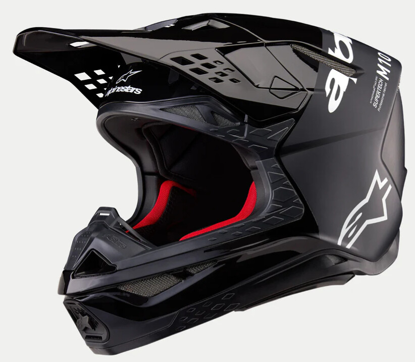 8300923-1310-XL ALPINESTARS HELMET SM10 FLOOD BK/GYXL HELMET SM10 FLOOD BK/GYXL OFFROAD FULL FACE 1-PC ADULT HELMET 
