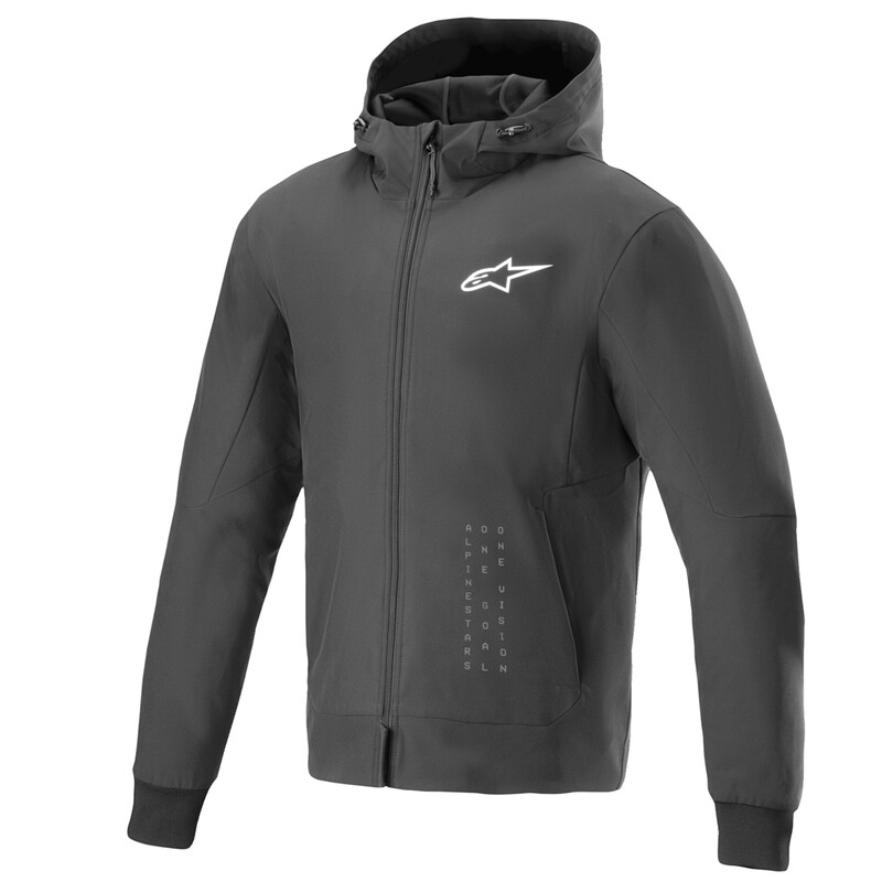 4202624-12-XL ALPINESTARS-ROAD JKT/HOODIE RADIUM BK XL JKT/HOODIE RADIUM BK XL JACKETS- TEXTILE MENS 