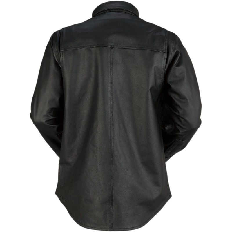 2810-3398 Z1R SHIRT LTHR MOTZ BK 3X SHIRT LTHR MOTZ BK 3X JACKETS-LEATHER-MENS 