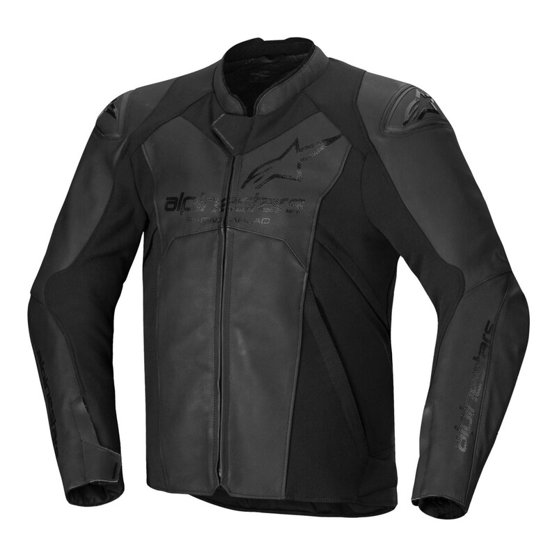 3103525-1100-64 ALPINESTARS-ROAD JACKET FASTER V3 BK/BK 64 JACKET FASTER V3 BK/BK 64 JACKETS-LEATHER-MENS 