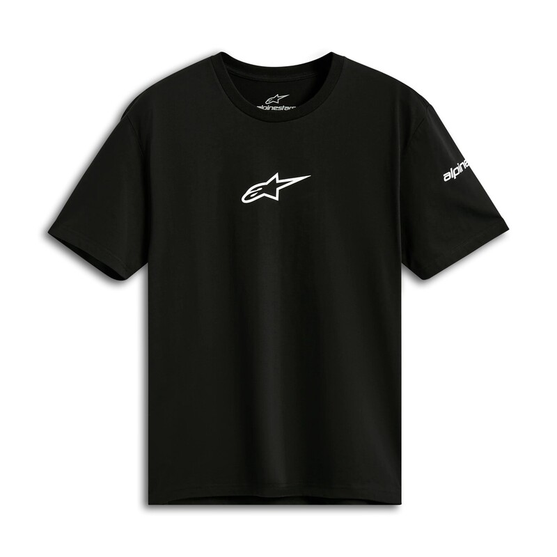 1235-72810-10-XL ALPINESTARS-CASUALS TEE SS CSF FRONTAL BLACK XL TEE SS CSF FRONTAL BLACK XL T-SHIRTS-MENS 