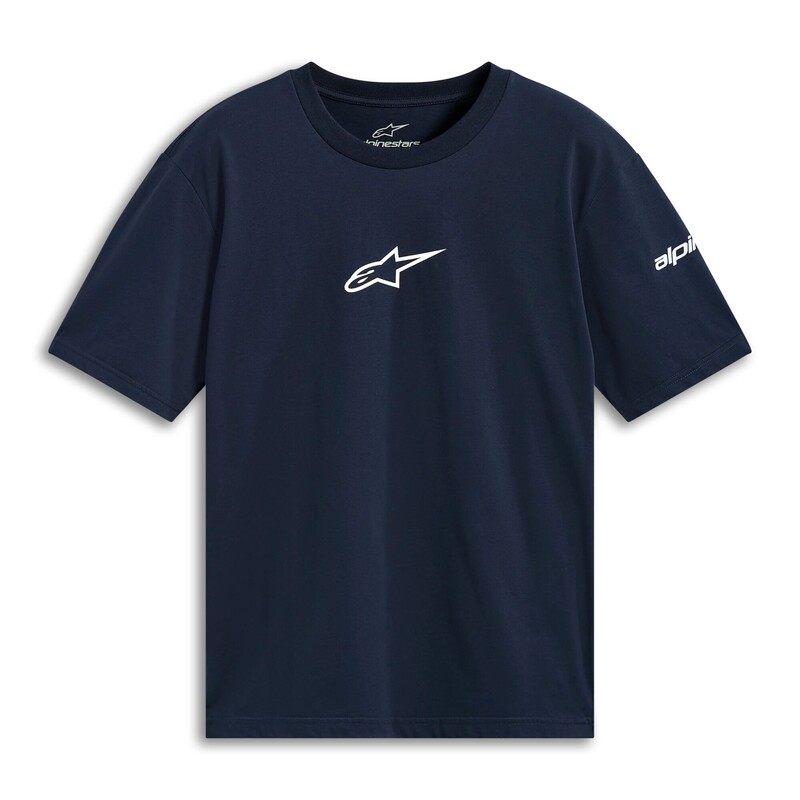 1235-72810-70-XL ALPINESTARS-CASUALS TEE SS CSF FRONTAL NAVY XL TEE SS CSF FRONTAL NAVY XL T-SHIRTS-MENS 