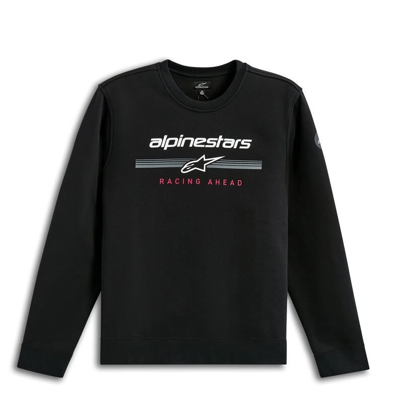 1235-54660-10-XL ALPINESTARS-CASUALS CREW BETTERN BLACK XL CREW BETTERN BLACK XL SWEATS-MENS 