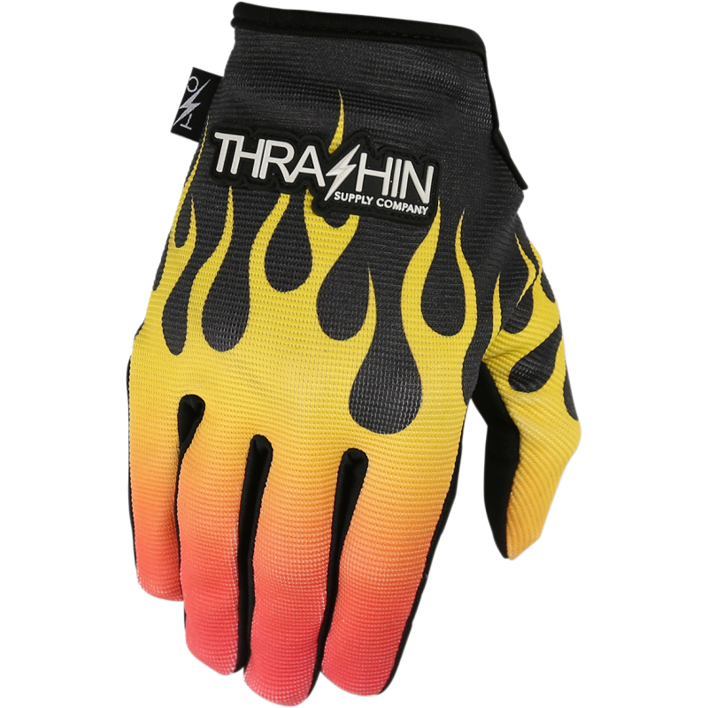 SV1-07-12 THRASHIN-SUPPLY-CO. GLOVE STLTH FLAME XXL GLOVE STLTH FLAME XXL STREET SPORT GLOVES-MENS 