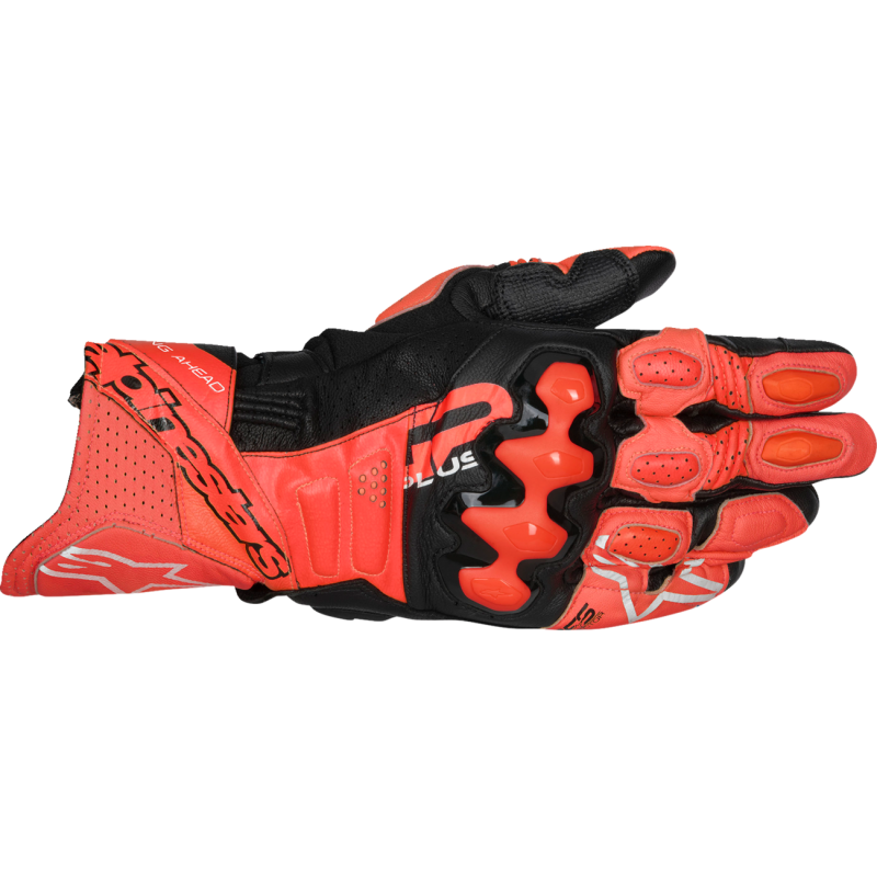 3550825-3097-XL ALPINESTARS-ROAD GLOVE GP+ R V3 LTHR BRT RD/RD FLUO XL GLOVE GP+ R V3 LTHR BRT RD/RD FLUO XL ROAD RACING GLOVES-MENS 