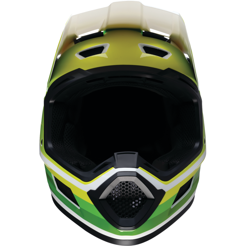 0110-9369 Z1R DIRT MAXX VORTEX WH/GN 2X DIRT MAXX VORTEX WH/GN 2X OFFROAD FULL FACE 1-PC ADULT HELMET 