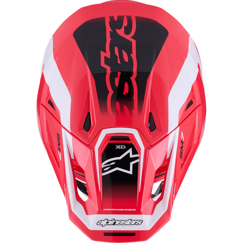 8302326-3139-XL ALPINESTARS HELMET SM7 DEED RED/BLK/WH XL HELMET SM7 DEED RED/BLK/WH XL OFFROAD FULL FACE 1-PC ADULT HELMET 