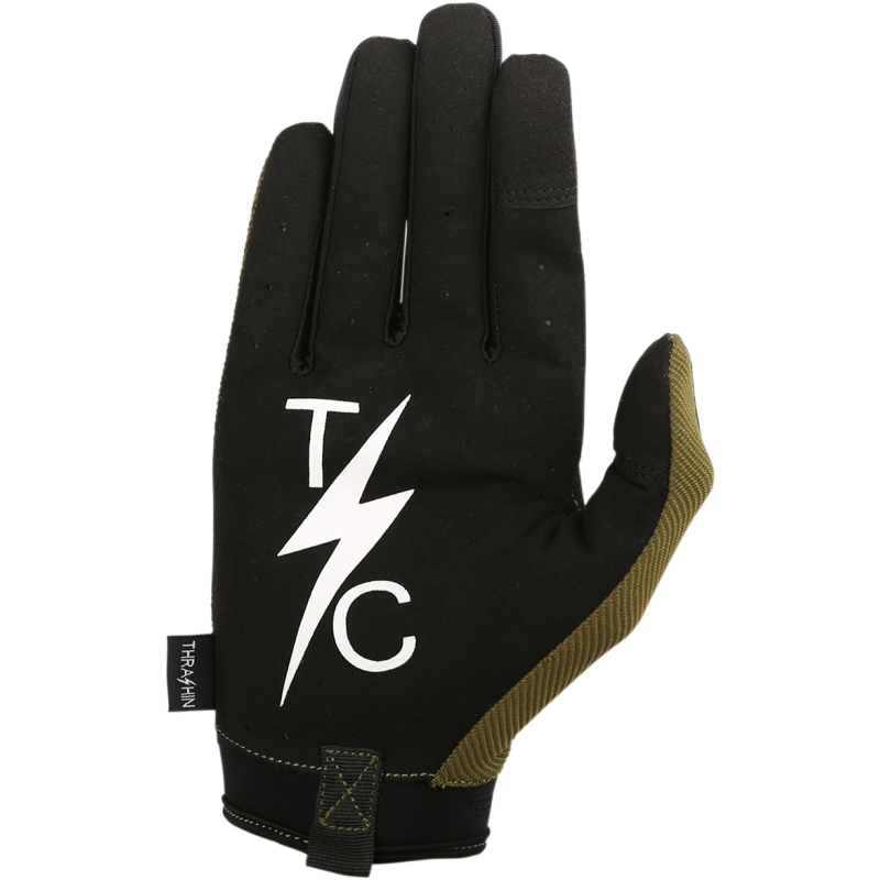 CVT-06-12 THRASHIN-SUPPLY-CO. GLOVE COVERT GRN XXL GLOVE COVERT GRN XXL STREET SPORT GLOVES-MENS 