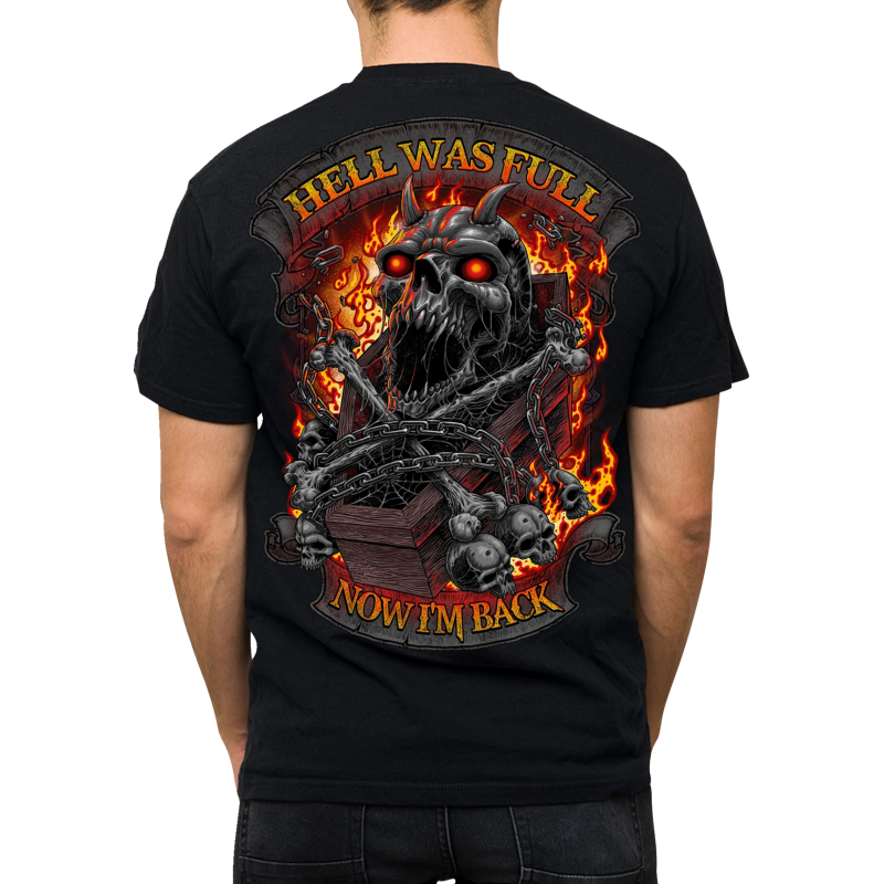 LT20901-5XL LETHAL-THREAT TEE HELLWASFULL BLK 5X TEE HELLWASFULL BLK 5X T-SHIRTS-MENS 