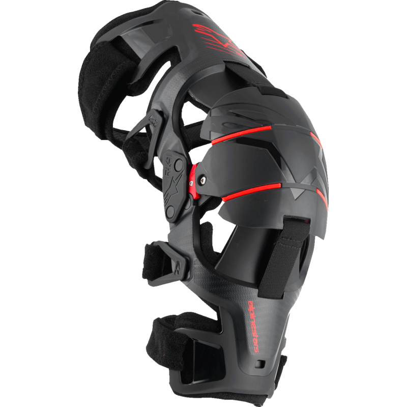 6501725-13-SM ALPINESTARS RK-1 PLASMA KNEE BRACES BLK/RD S/M RK-1 PLASMA KNEE BRACES BLK/RD S/M KNEE PROTECTION 