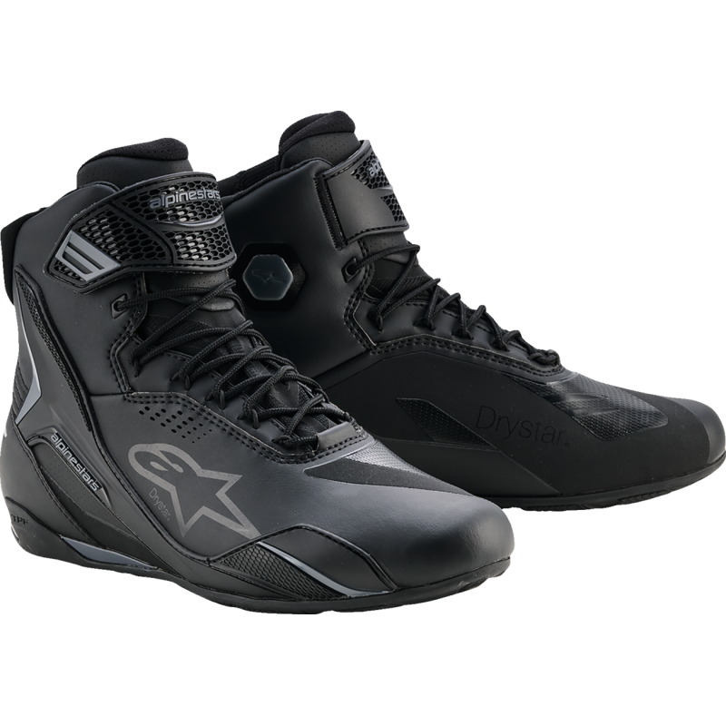 2540326-105-9.5 ALPINESTARS-ROAD SHOES FASTER-4 DS BLACK/GRAY 9.5 SHOES FASTER-4 DS BLACK/GRAY 9.5 SPORT RIDING SHOES 
