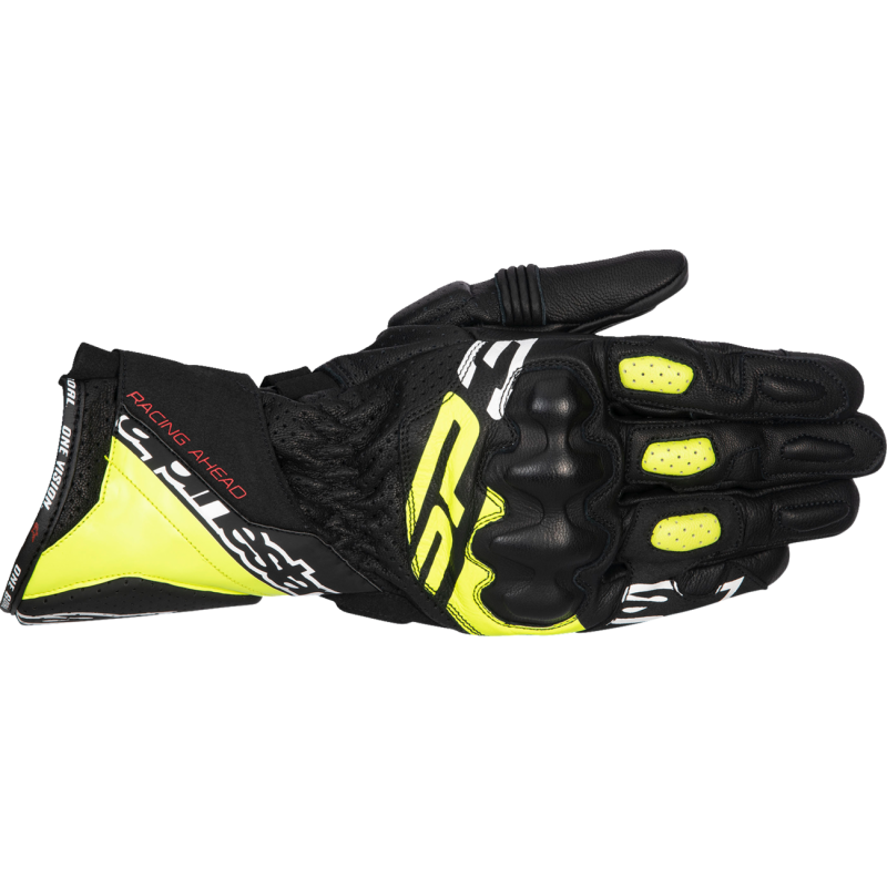 3550925-158-XL ALPINESTARS-ROAD GLOVE SP-3 BLK/FLUO YEL/WHT XL GLOVE SP-3 BLK/FLUO YEL/WHT XL STREET SPORT GLOVES-MENS 