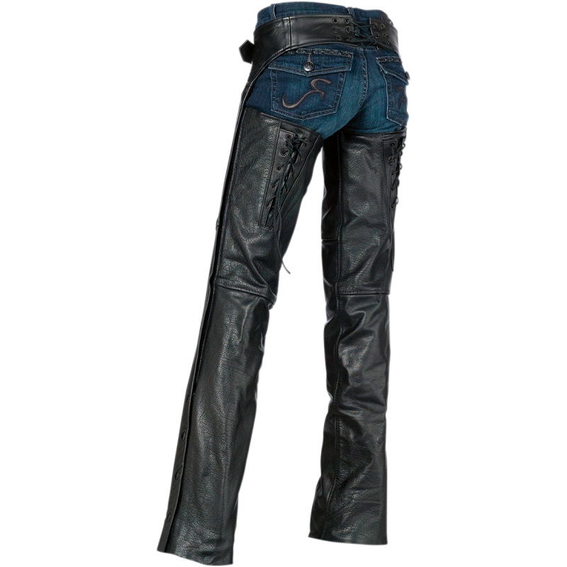 2815-0100 Z1R CHAPS WMN SABOT BK 2X CHAPS WMN SABOT BK 2X CHAPS-LEATHER LADIES 
