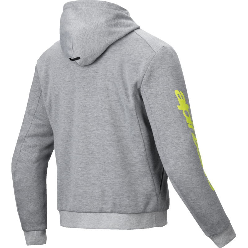 4200325-9232-XL ALPINESTARS-ROAD JACKET/HOODIE CHROMEV2 GY/YL XL JACKET/HOODIE CHROMEV2 GY/YL XL JACKETS- TEXTILE MENS 