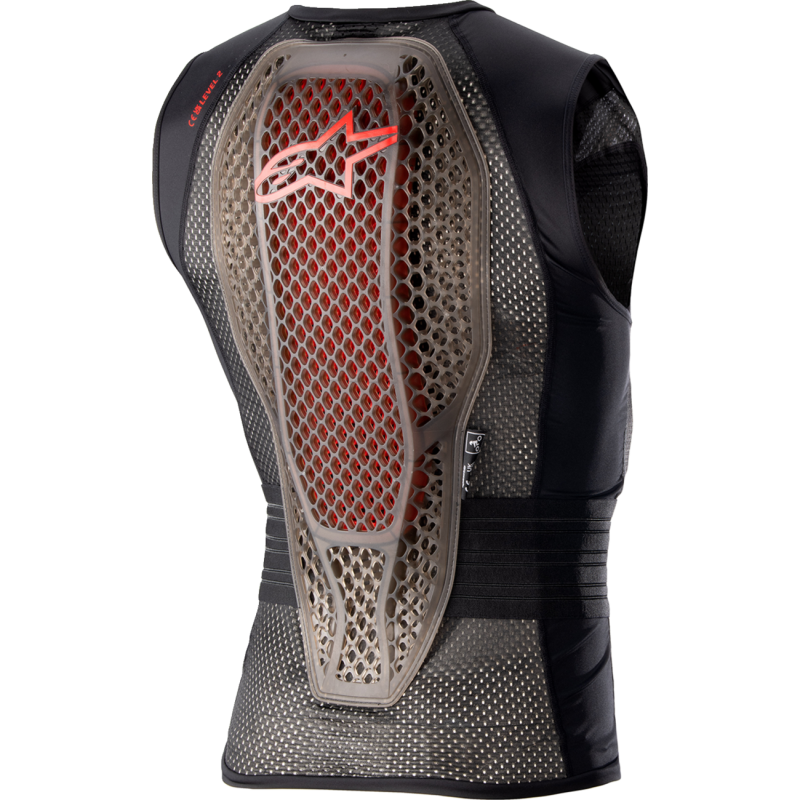 6508123-009-XL ALPINESTARS-ROAD VEST NUC FLX PRO BK/RD XL VEST NUC FLX PRO BK/RD XL BACK PROTECTION 