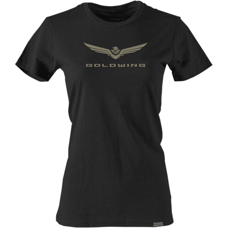 25-87856 FACTORY-EFFEX-APPAREL TEE WM GOLDWING2 BLK XL TEE WM GOLDWING2 BLK XL T-SHIRTS-LADIES 
