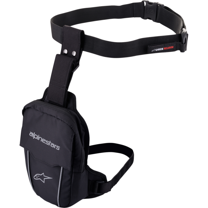 6108121-1100 ALPINESTARS-CASUALS BAG THIGH ACCESS BK BAG THIGH ACCESS BK TOOL/FORK BAGS 