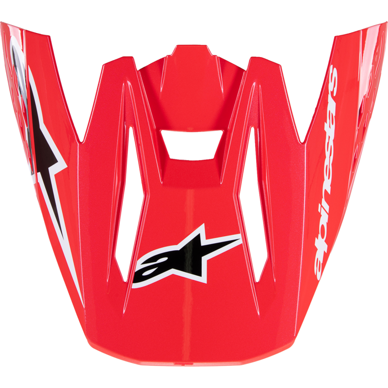 8986323-3010-OS ALPINESTARS VISOR SM5 CORP RED VISOR SM5 CORP RED VISORS & PEAKS 