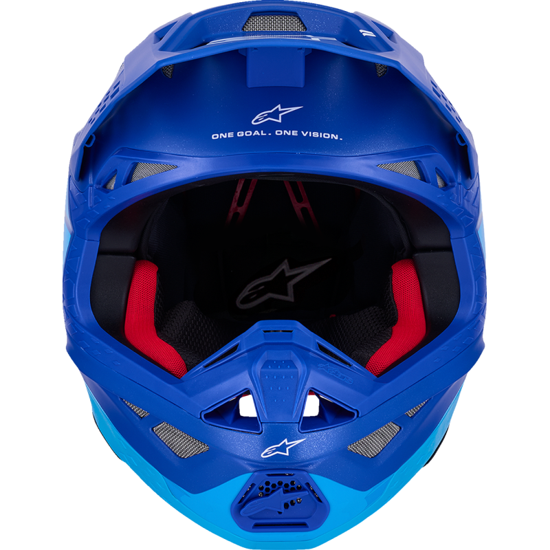 8300923-7282-XL ALPINESTARS HELMET S-M10 FLOOD BLUE/BLK-CARB XL HELMET S-M10 FLOOD BLUE/BLK-CARB XL OFFROAD FULL FACE 1-PC ADULT HELMET 