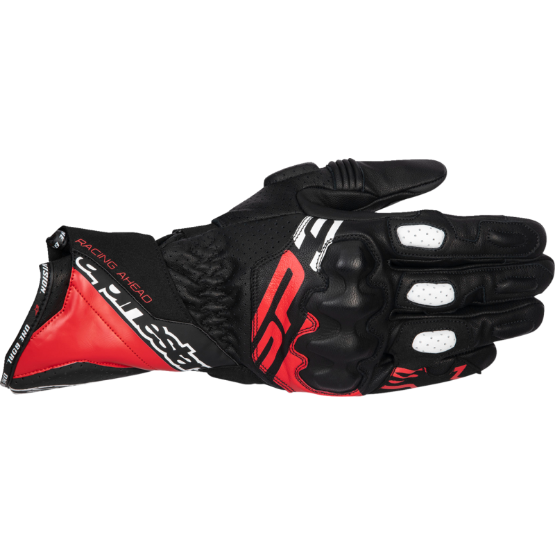 3550925-1342-XL ALPINESTARS-ROAD GLOVE SP-3 BLK/BRT RD/WHT XL GLOVE SP-3 BLK/BRT RD/WHT XL STREET SPORT GLOVES-MENS 