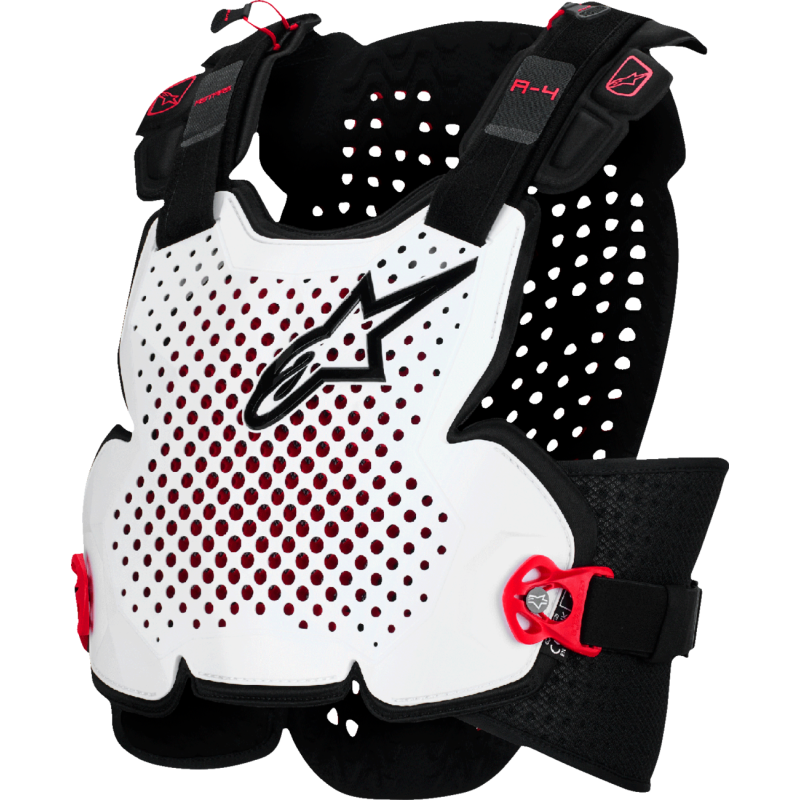 6500526-132-XLX ALPINESTARS ROOST GRD A-4 PLASMA BLK/RED/WH XLX ROOST GRD A-4 PLASMA BLK/RED/WH XLX CHEST PROTECTION 