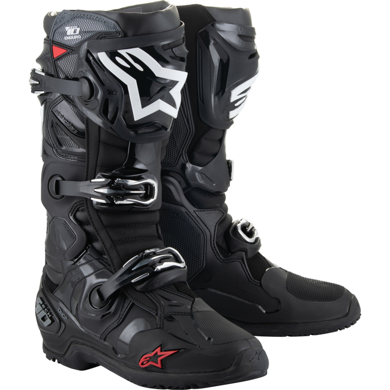 2010025-10-9 ALPINESTARS BOOT TECH 10 ENDURO BLACK 9 BOOT TECH 10 ENDURO BLACK 9 OFFROAD RIDING BOOTS - ADULT 