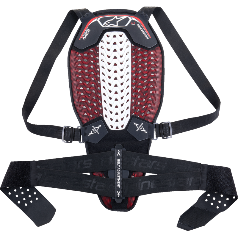 6504325-123-XS ALPINESTARS-ROAD BACK PROTECT NUCLEON PLSMA BK/WT/RD XS BACK PROTECT NUCLEON PLSMA BK/WT/RD XS BACK PROTECTION 